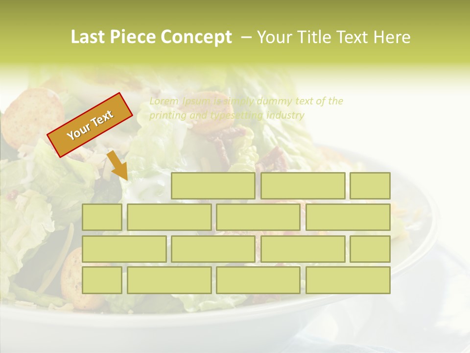 Cos Food Caesar PowerPoint Template
