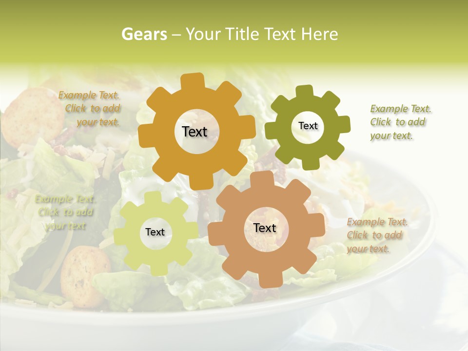 Cos Food Caesar PowerPoint Template
