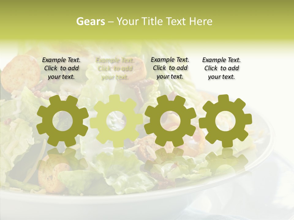 Cos Food Caesar PowerPoint Template