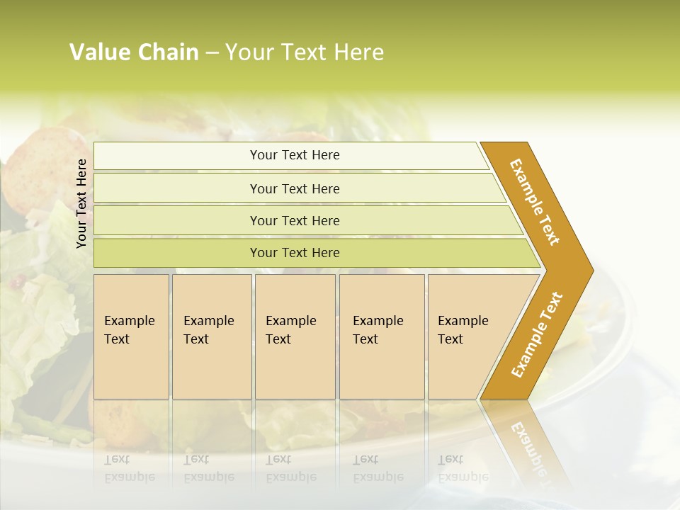 Cos Food Caesar PowerPoint Template