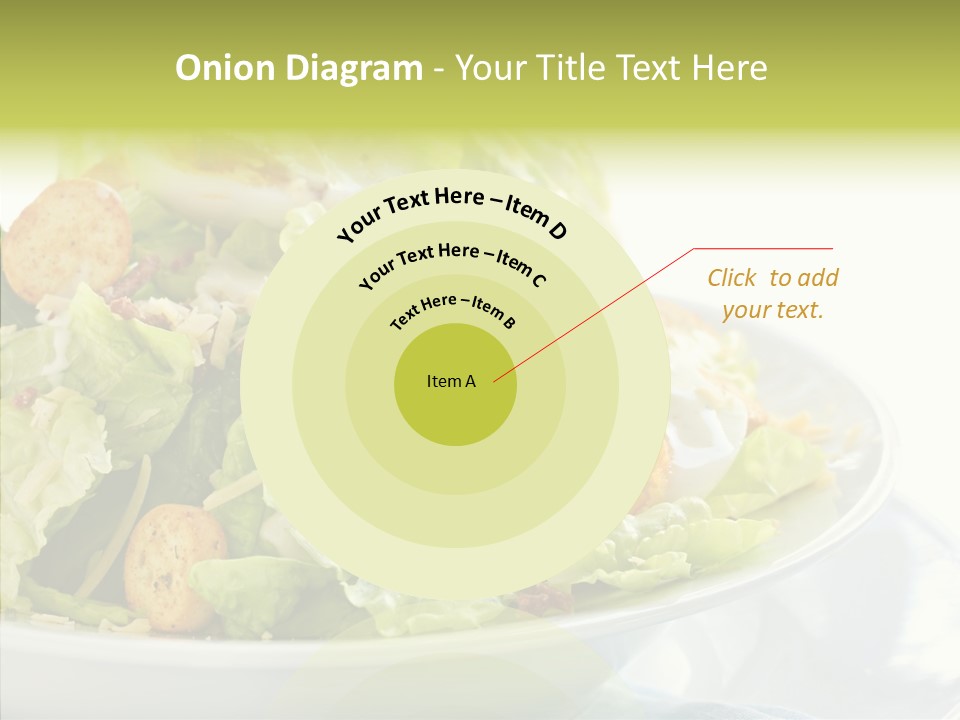 Cos Food Caesar PowerPoint Template