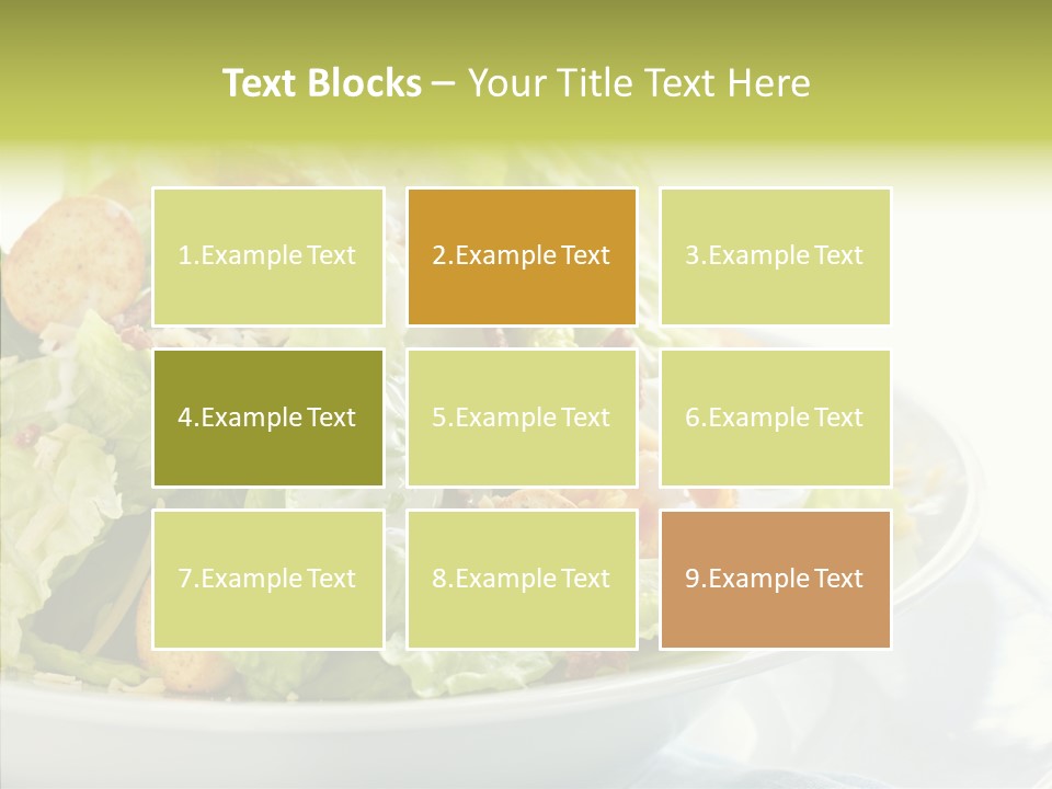 Cos Food Caesar PowerPoint Template