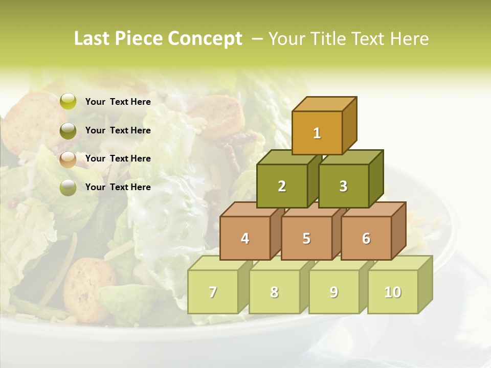 Cos Food Caesar PowerPoint Template