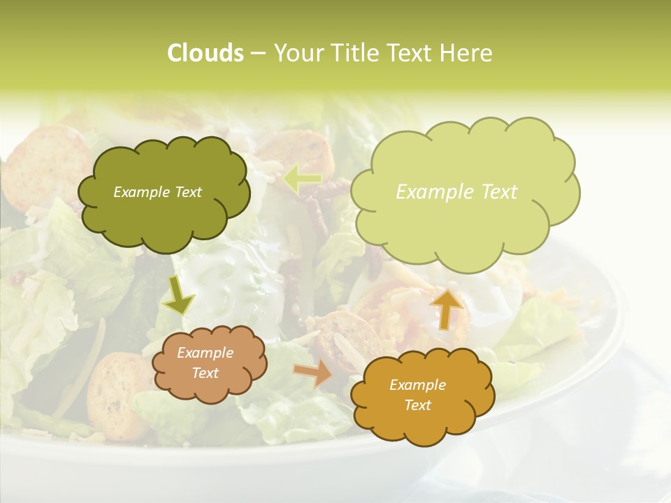 Cos Food Caesar PowerPoint Template