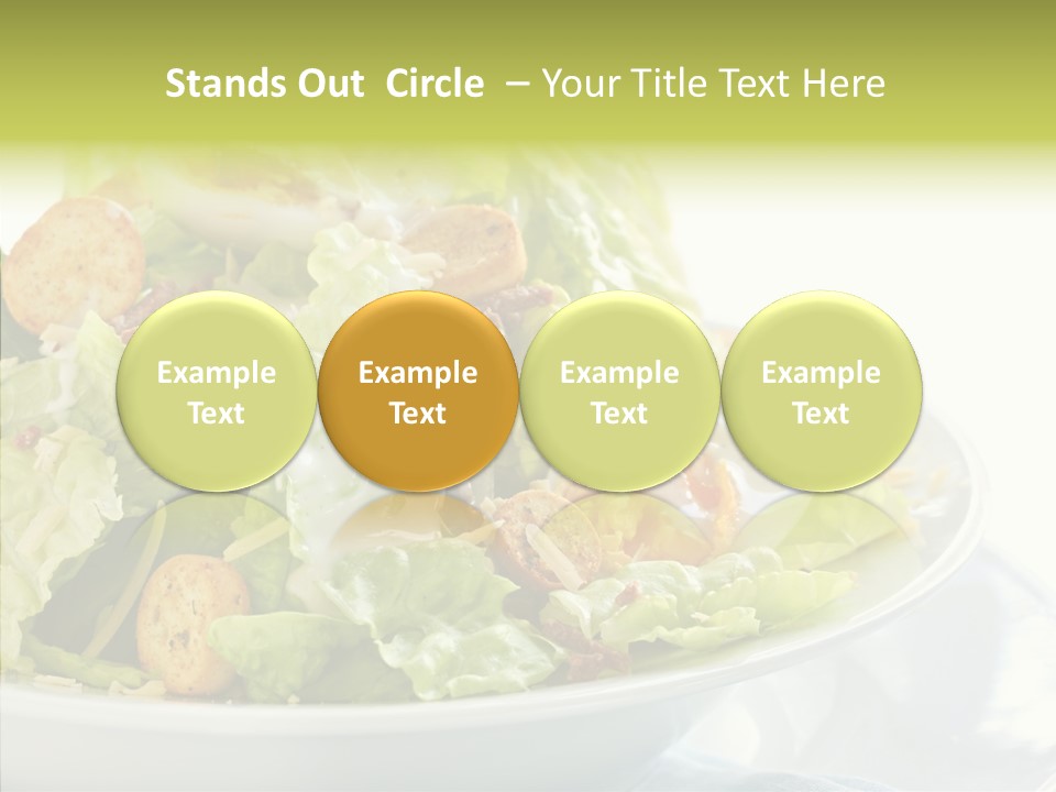 Cos Food Caesar PowerPoint Template