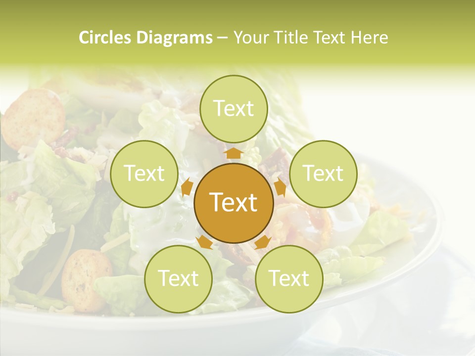 Cos Food Caesar PowerPoint Template