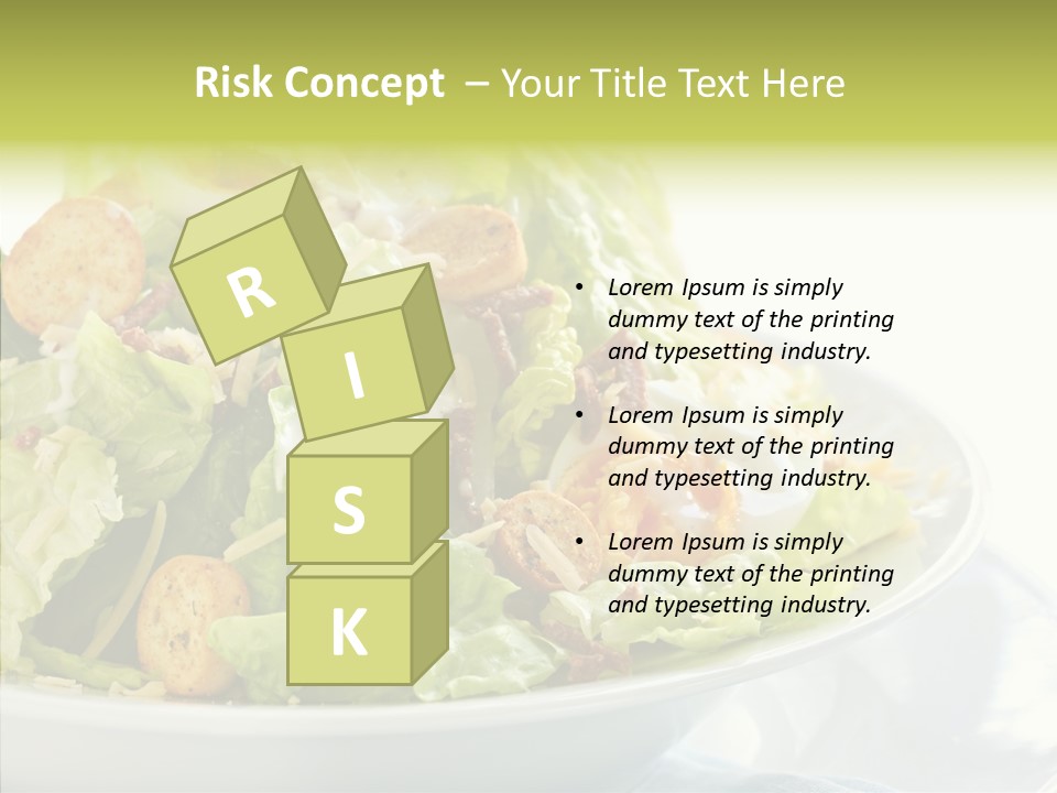 Cos Food Caesar PowerPoint Template