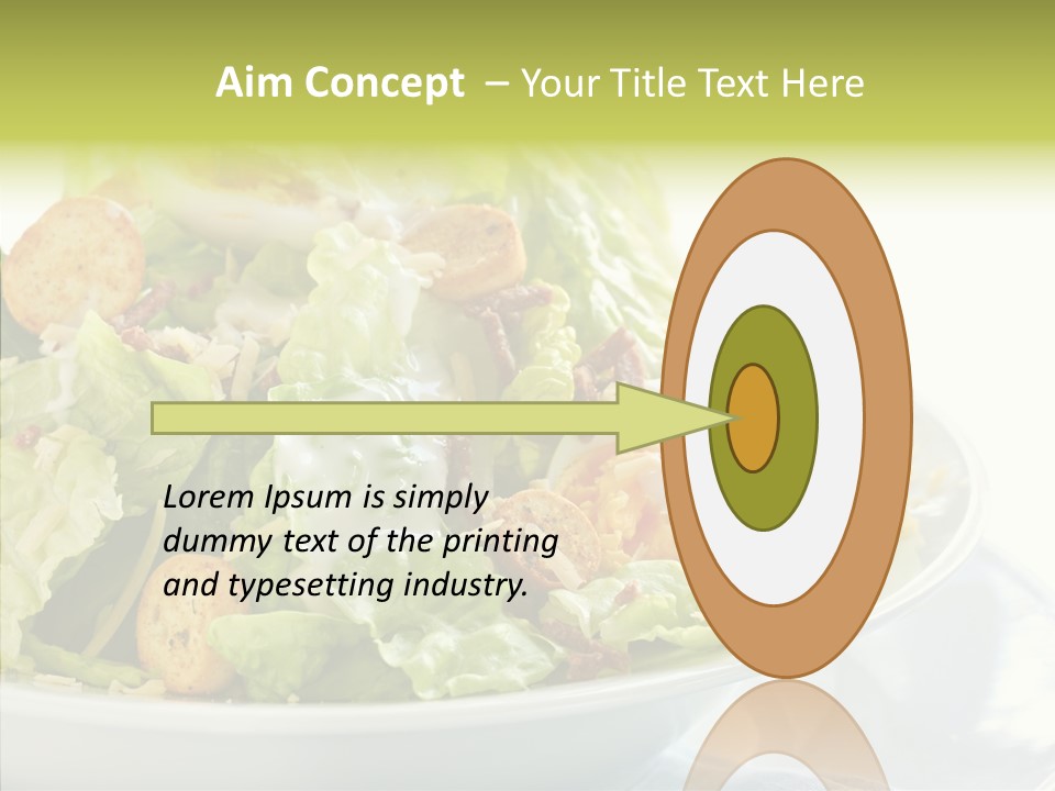 Cos Food Caesar PowerPoint Template