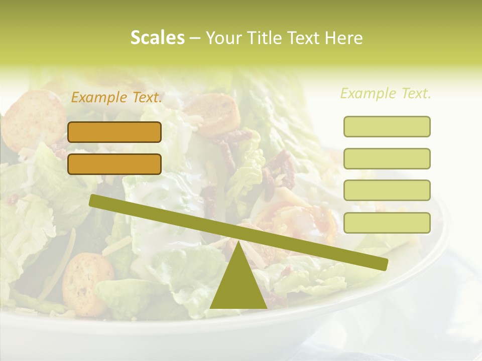 Cos Food Caesar PowerPoint Template