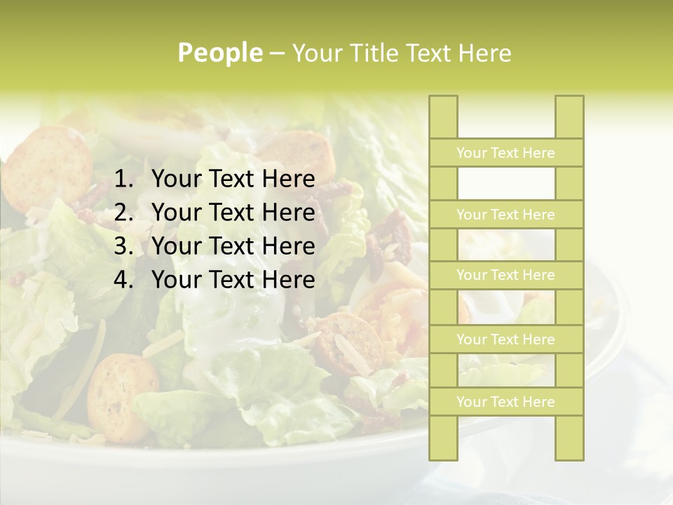 Cos Food Caesar PowerPoint Template