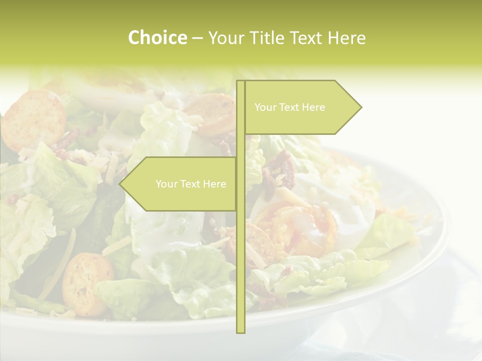 Cos Food Caesar PowerPoint Template