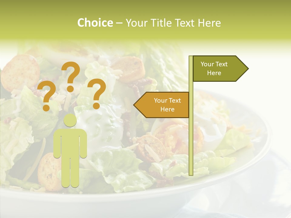 Cos Food Caesar PowerPoint Template