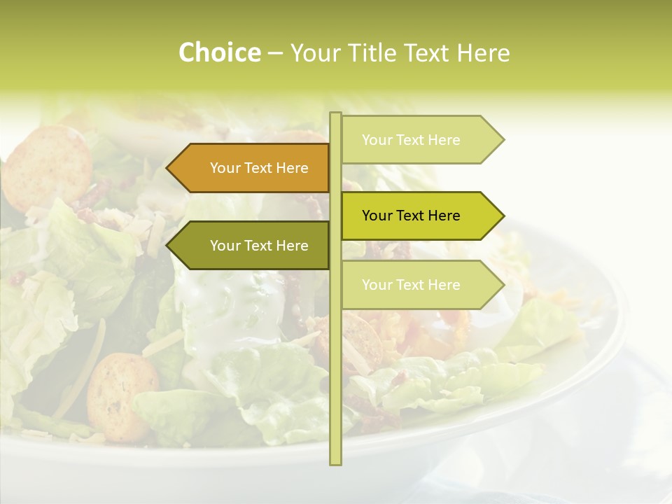 Cos Food Caesar PowerPoint Template