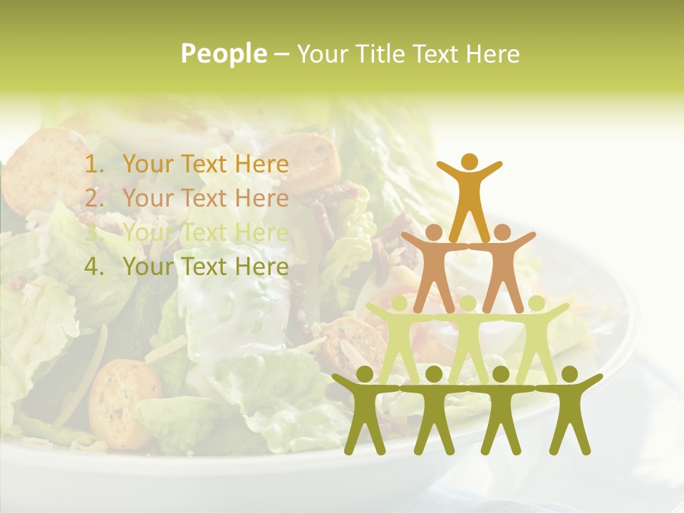 Cos Food Caesar PowerPoint Template