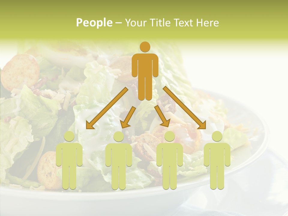 Cos Food Caesar PowerPoint Template