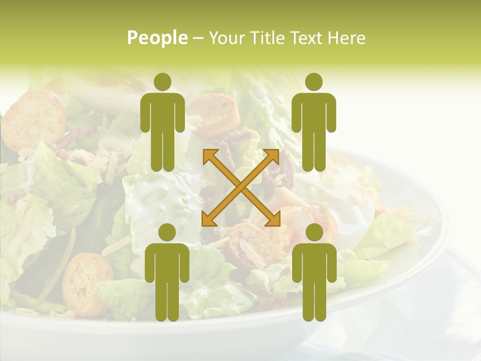 Cos Food Caesar PowerPoint Template