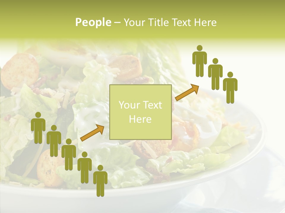 Cos Food Caesar PowerPoint Template