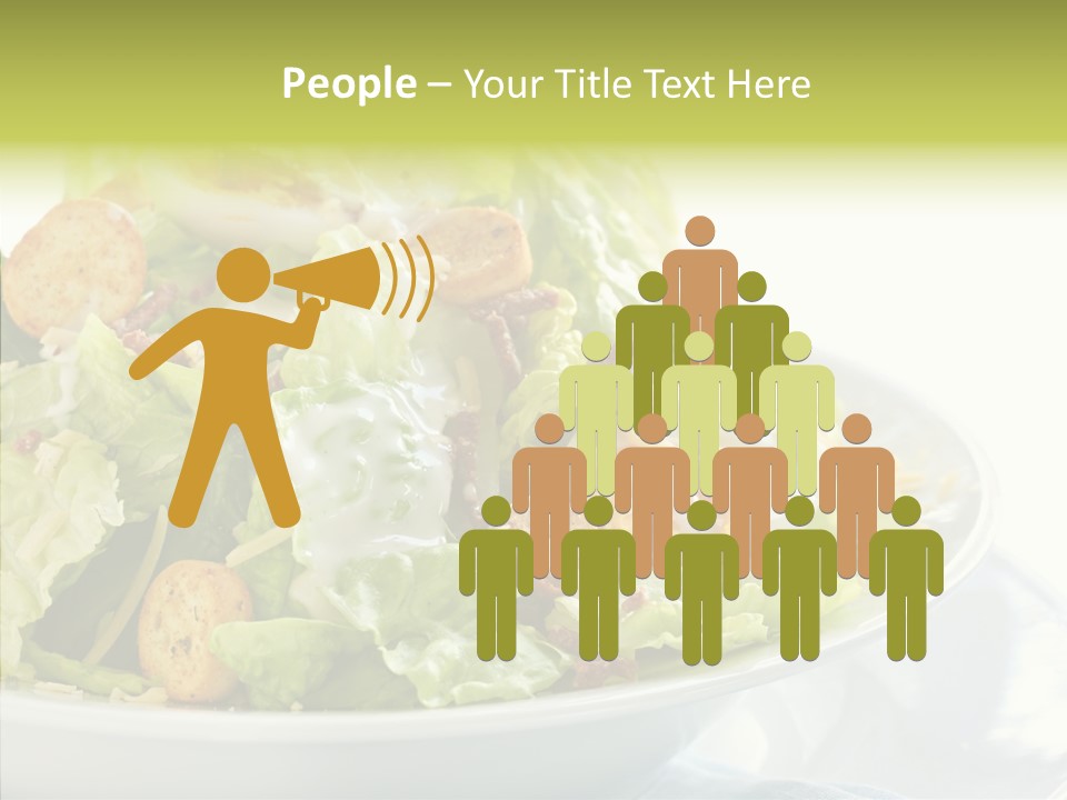 Cos Food Caesar PowerPoint Template