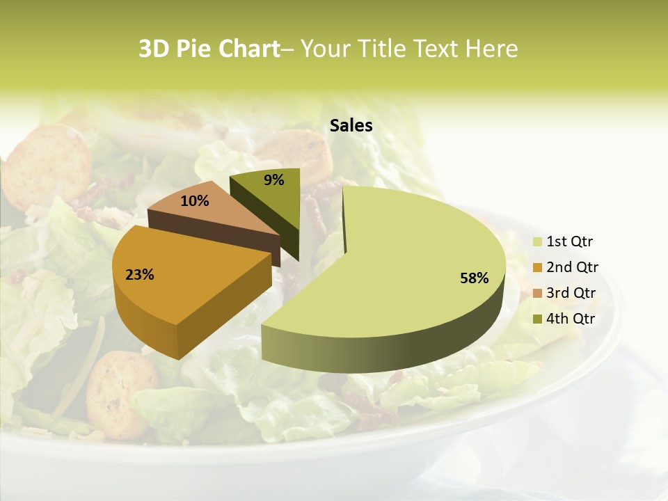 Cos Food Caesar PowerPoint Template