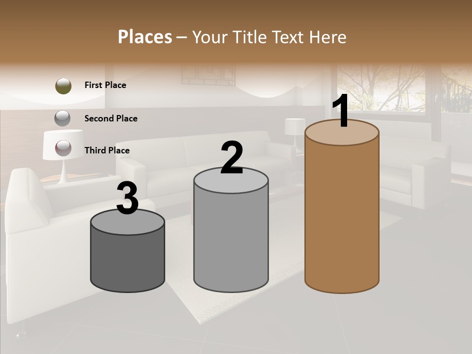 Shadows Window Interior PowerPoint Template