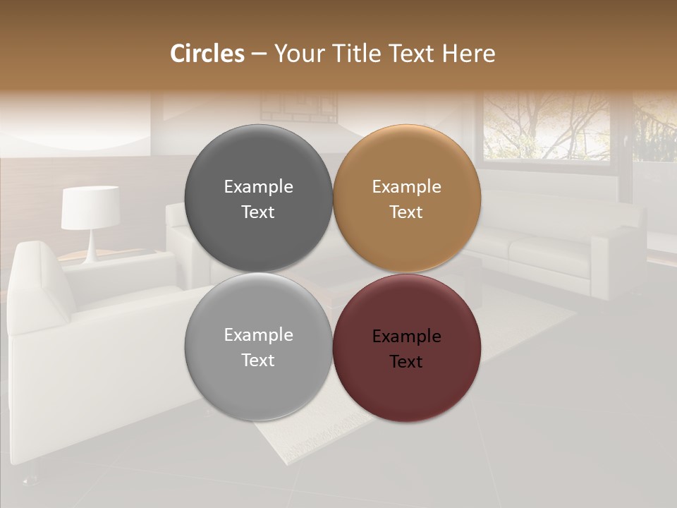 Shadows Window Interior PowerPoint Template