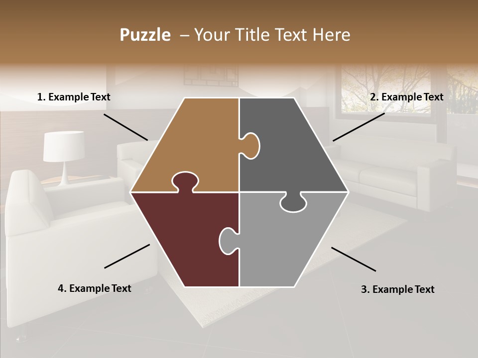 Shadows Window Interior PowerPoint Template