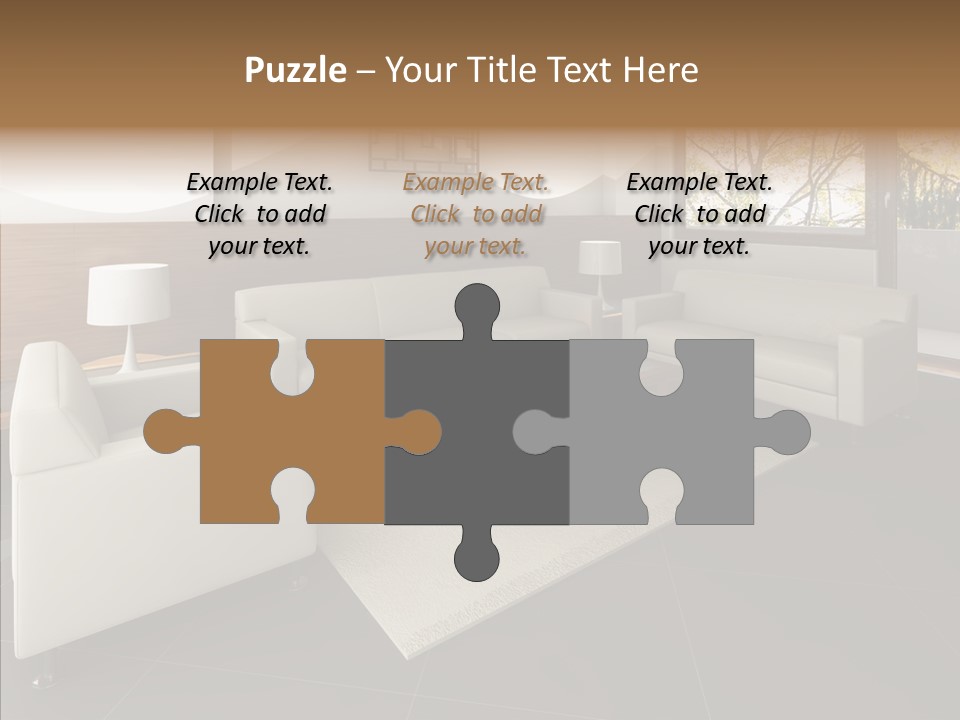 Shadows Window Interior PowerPoint Template