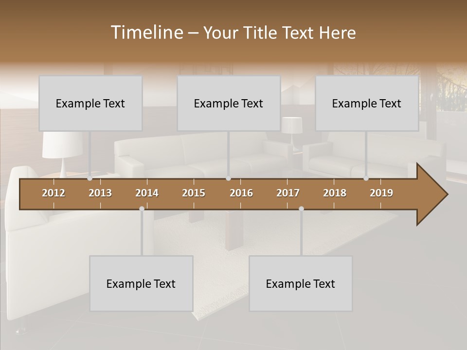 Shadows Window Interior PowerPoint Template