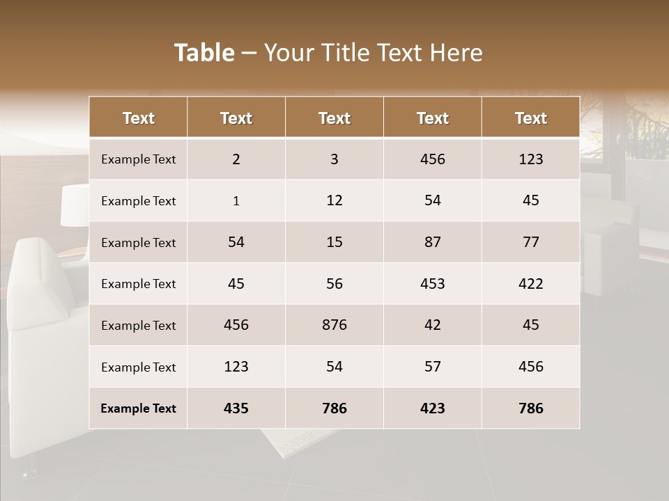 Shadows Window Interior PowerPoint Template