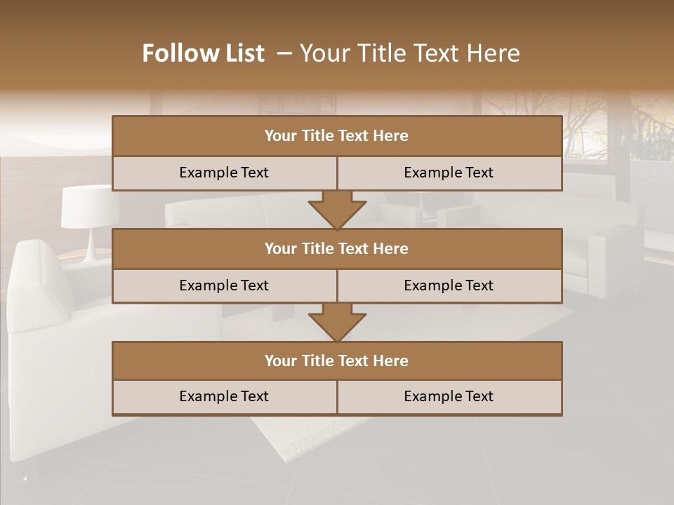 Shadows Window Interior PowerPoint Template