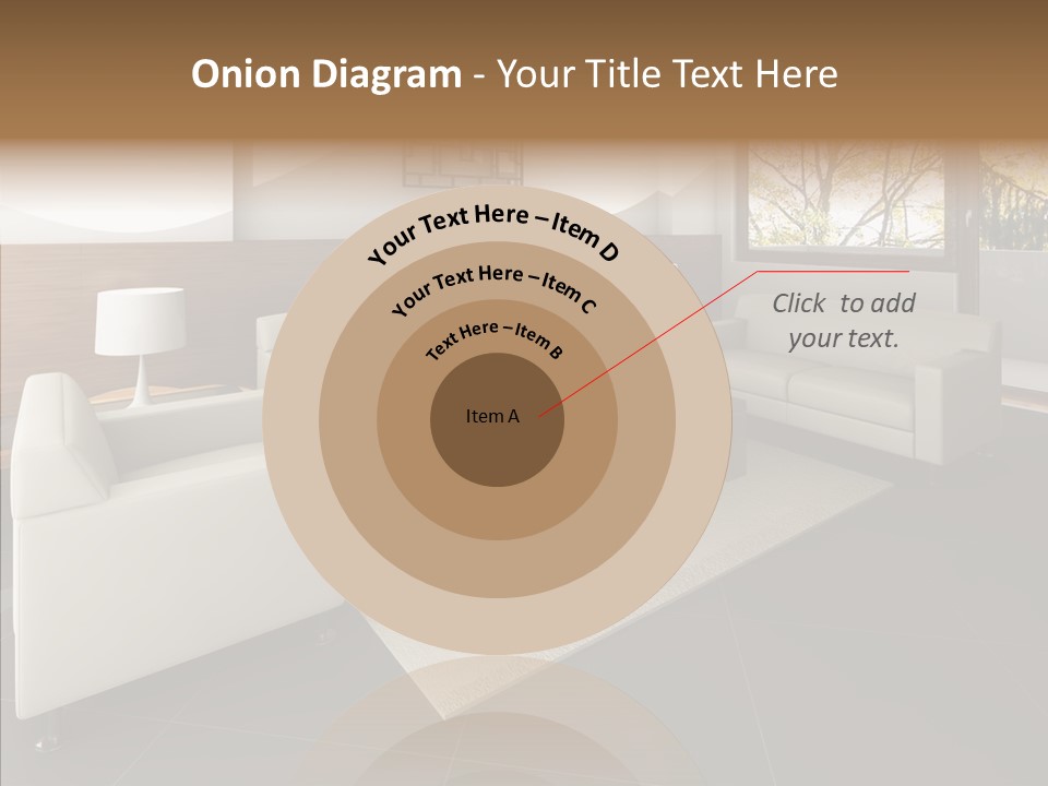 Shadows Window Interior PowerPoint Template