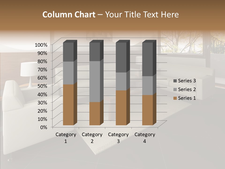 Shadows Window Interior PowerPoint Template