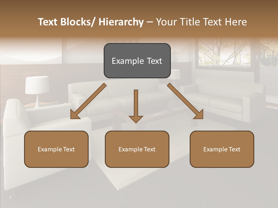 Shadows Window Interior PowerPoint Template
