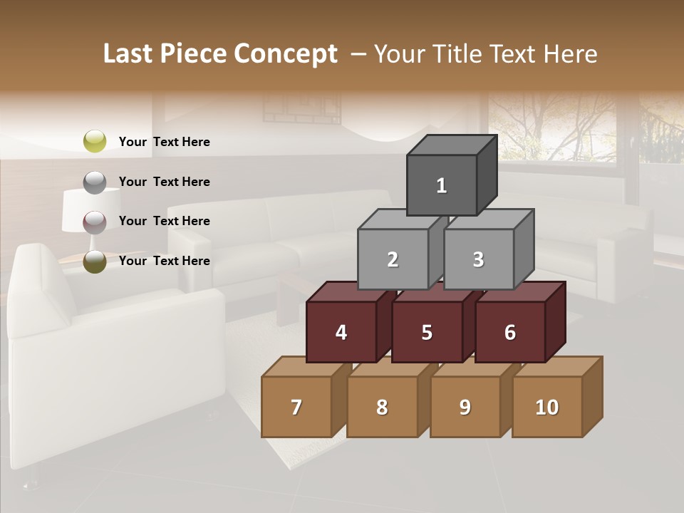 Shadows Window Interior PowerPoint Template
