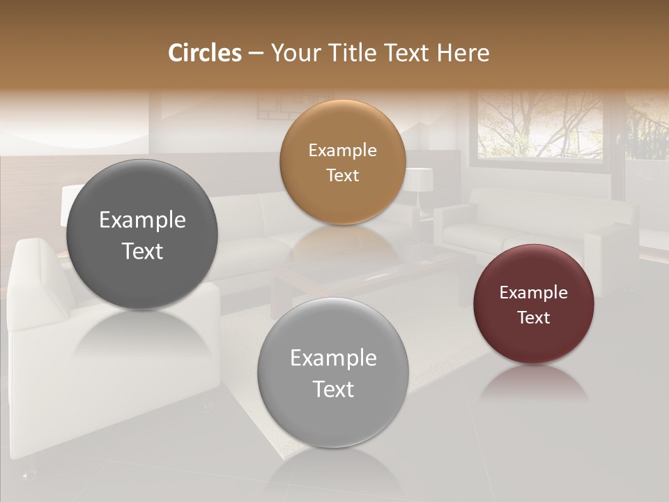 Shadows Window Interior PowerPoint Template