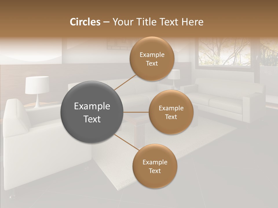 Shadows Window Interior PowerPoint Template
