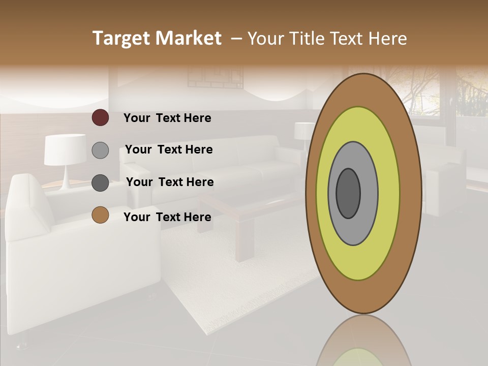 Shadows Window Interior PowerPoint Template