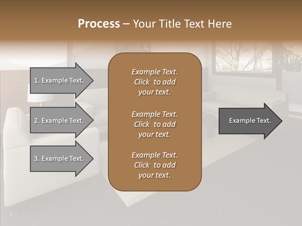 Shadows Window Interior PowerPoint Template