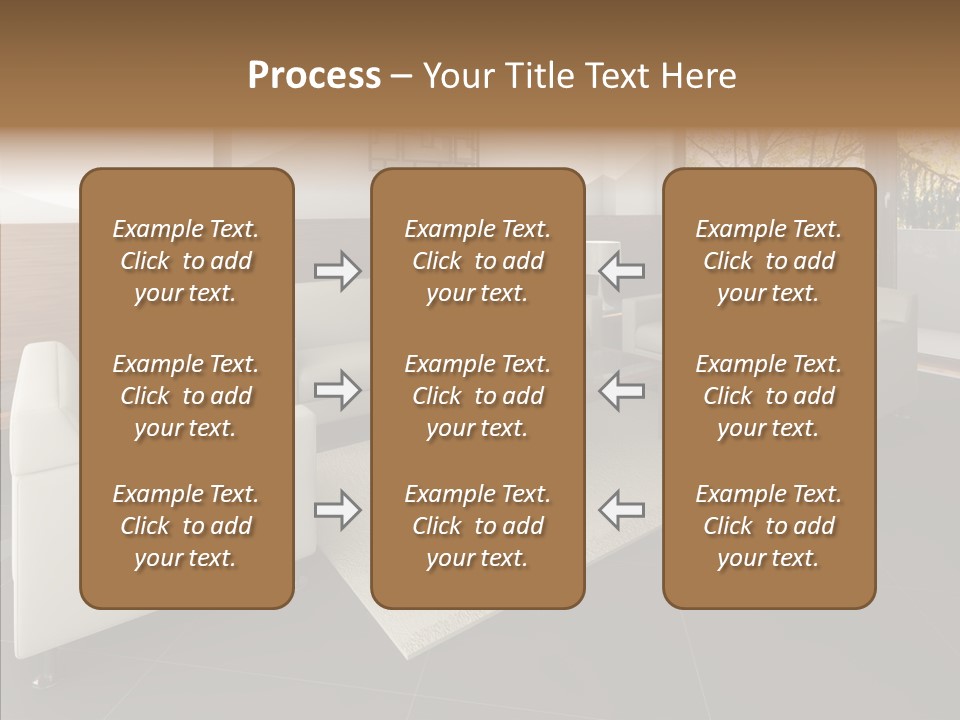Shadows Window Interior PowerPoint Template