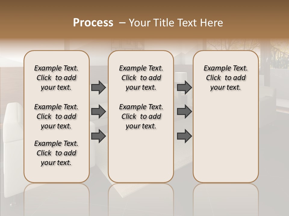 Shadows Window Interior PowerPoint Template