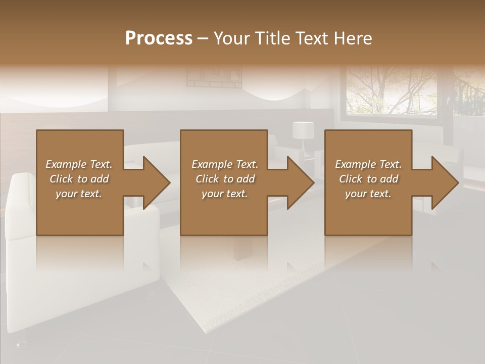 Shadows Window Interior PowerPoint Template
