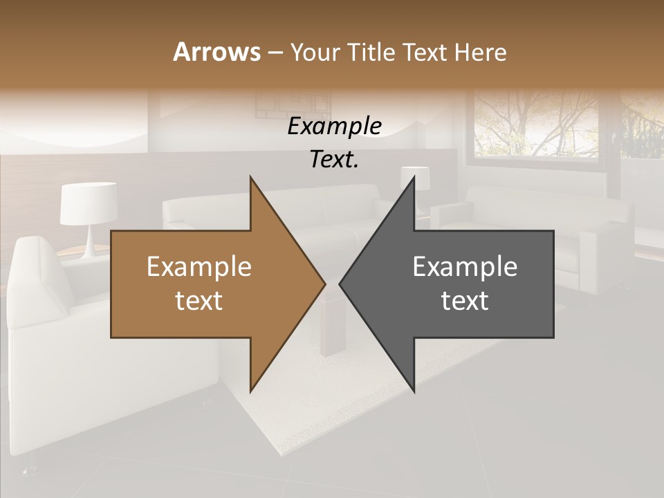 Shadows Window Interior PowerPoint Template