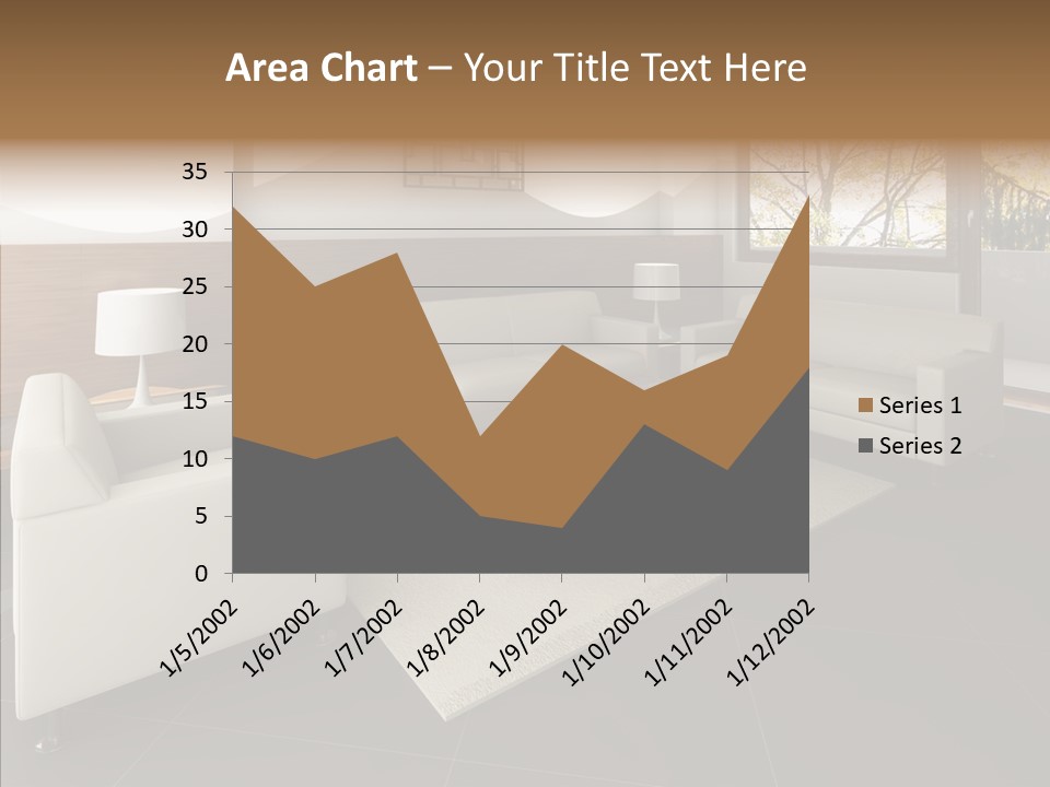 Shadows Window Interior PowerPoint Template