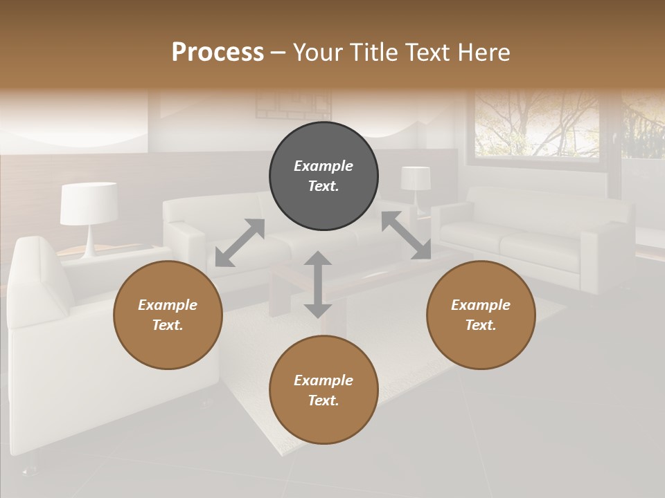 Shadows Window Interior PowerPoint Template