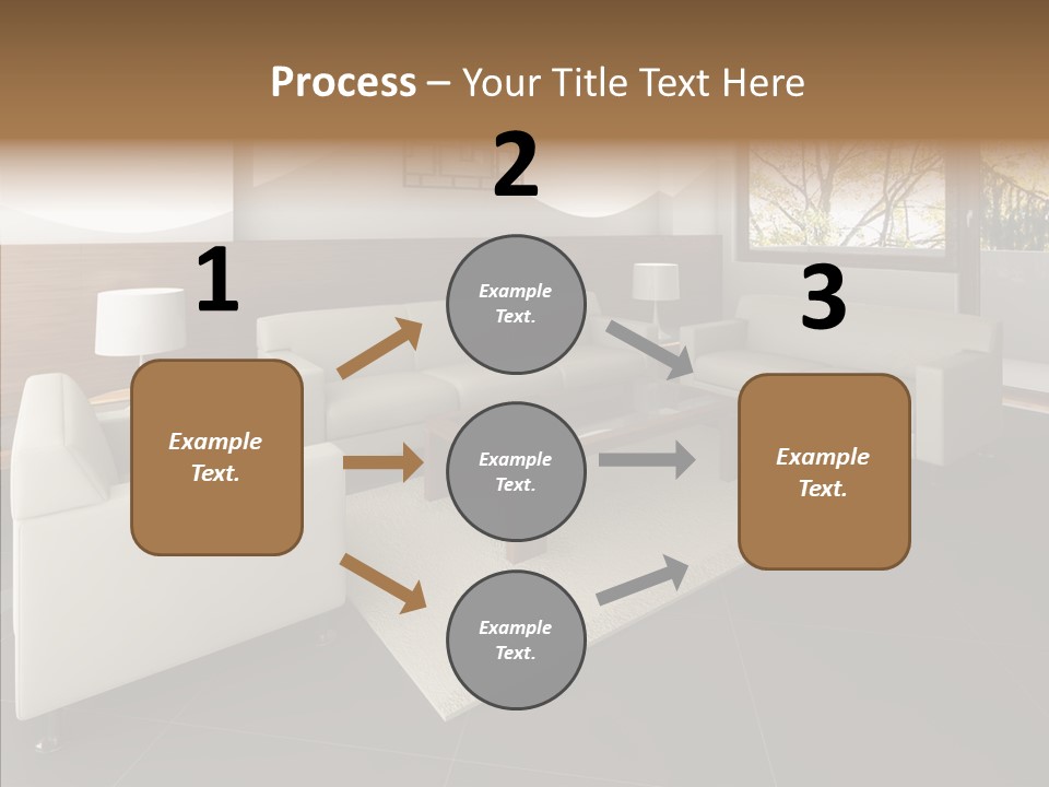Shadows Window Interior PowerPoint Template