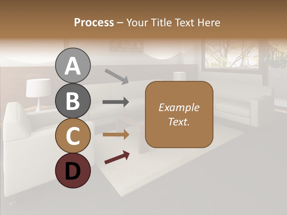 Shadows Window Interior PowerPoint Template
