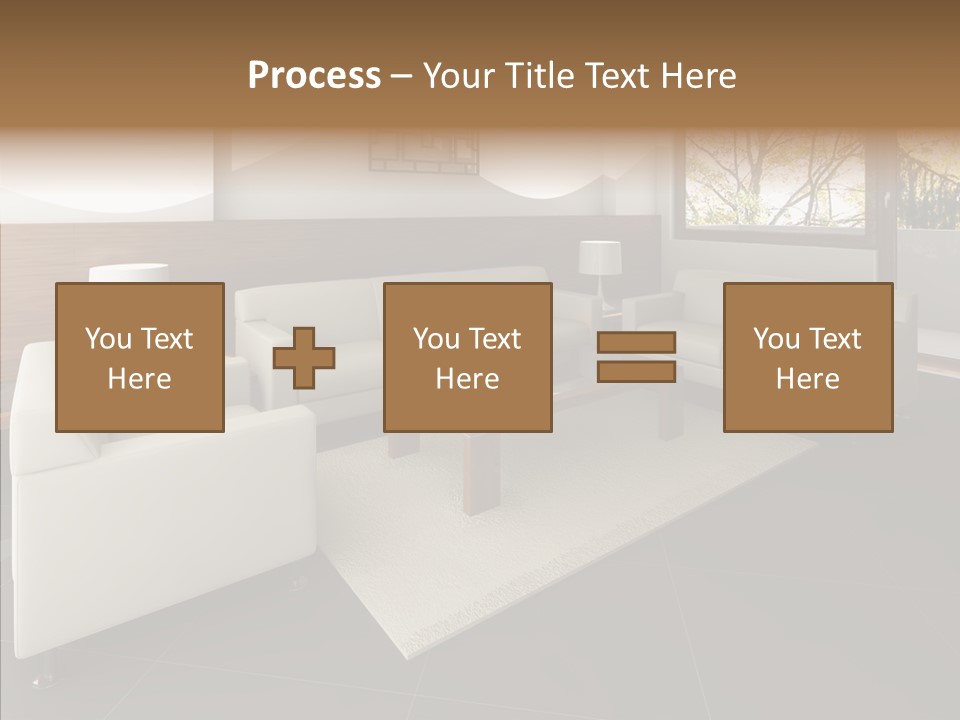 Shadows Window Interior PowerPoint Template