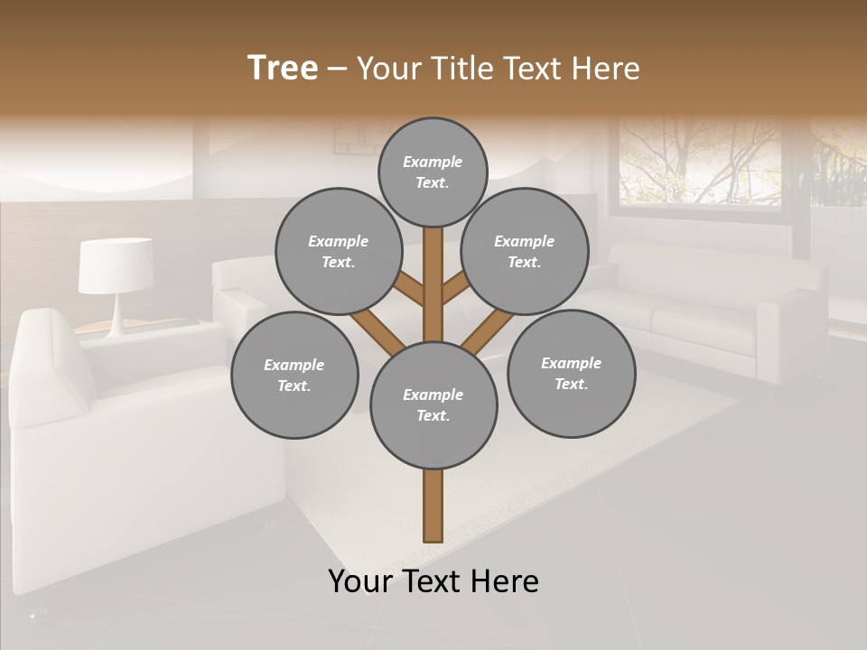 Shadows Window Interior PowerPoint Template