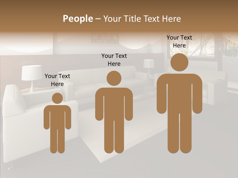 Shadows Window Interior PowerPoint Template