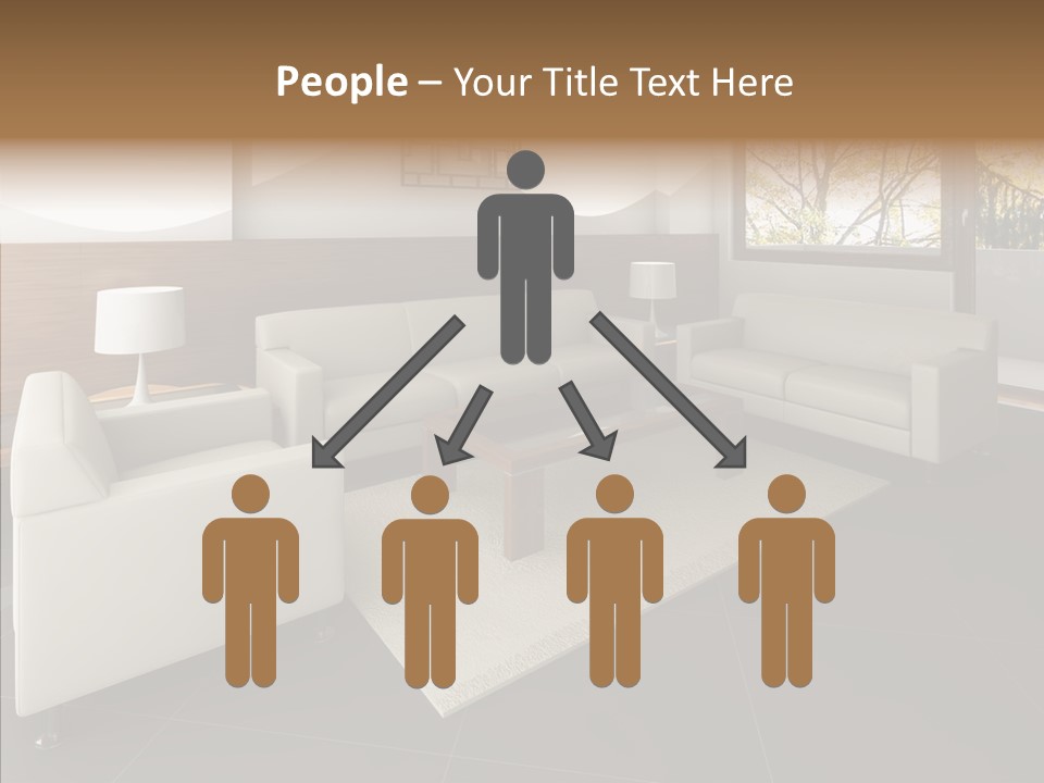 Shadows Window Interior PowerPoint Template